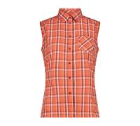 Ärmellose Damen-karierte Bluse CMP Orange 2XS