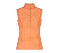 Ärmellose Damen-karierte Bluse CMP Orange 2XS