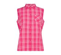 Ärmellose Damen-karierte Bluse CMP Rosa 2XS