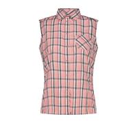 Ärmellose Damen-karierte Bluse CMP Rosa 2XS