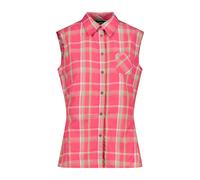 Ärmellose Damenbluse kariert CMP Rosa M