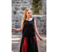 Ärmellose Sommerbluse "Adele" Schwarz M