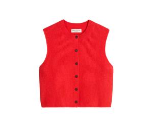 Ärmellose Strickweste slim M