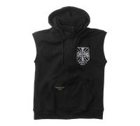 §Ärmelloser Hoodie West Coast Choppers ATX Zip Schwarz§