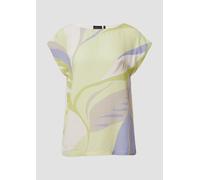 Ärmelloses Blusenshirt mit Frontprint 38 creme 2165932.02D4.38