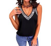 Ärmelloses Camisole für Damen, lässiges Tank-Top, weibliche Weste, Pendeln, Streetwear, Y2K, modisches Top, atmungsaktives Tanktop für Teenager, Mädchen, modisch, bauchfreies Tank-Top, V-Ausschnitt