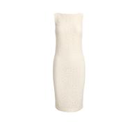 Ärmelloses Cocktailkleid aus Spitze 44 Cream