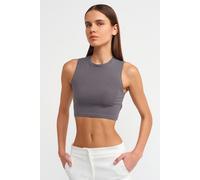 Ärmelloses Crop-Top aus Baumwolljersey S