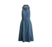 Ärmelloses Denim-Hemdkleid in Bahnen 34 Blue