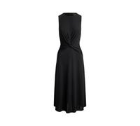 Lauren Ralph Lauren Kleid mit Knotendetail in der Taille in BLACK, Größe 40