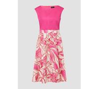 Ärmelloses Kleid aus Baumwollmix mit ausgestelltem Rock 32 Beige 2165961.09A0.32