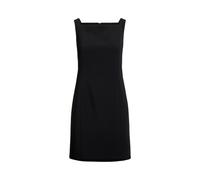 Ärmelloses Kleid aus Stretch-Crêpe 38 Black