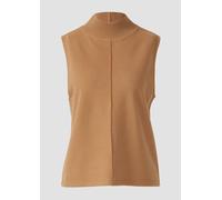 s.Oliver RED LABEL Regular Fit Pullunder aus Baumwoll-Mix in Camel, Größe 38