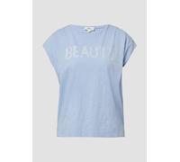 Ärmelloses T-Shirt im Relaxed Fit mit Frontprint 36 blau 2164168.50D1.36