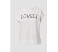 Ärmelloses T-Shirt im Relaxed Fit mit Frontprint 44 creme 2164168.02D0.44