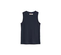 Ärmelloses T-Shirt marineblau aus Rippstoff mit Polo Club Logo XL