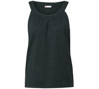 STREET ONE Damen A323538 Leinen-Look Sommertop, Pine Grove Green, 40