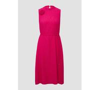 Ärmelloses Viskosekleid im Relaxed Fit mit abnehmbarer Brosche 32 Rosa 2164535.4501.32