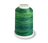 Aero-Flock 9120 und 9121 Miniking 1000m - Uni Multicolor Overlockgarn Bauschgarn für dehnbare Nähte, Nähgarn (Amazone)