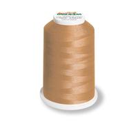 Aero-Flock 9120 und 9121 Miniking 1000m - Uni Multicolor Overlockgarn Bauschgarn für dehnbare Nähte, Nähgarn (Beige)