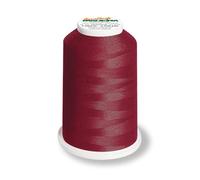 Aero-Flock 9120 und 9121 Miniking 1000m - Uni Multicolor Overlockgarn Bauschgarn für dehnbare Nähte, Nähgarn (Burgundy)