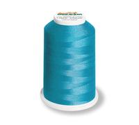 Aero-Flock 9120 und 9121 Miniking 1000m - Uni Multicolor Overlockgarn Bauschgarn für dehnbare Nähte, Nähgarn (Sky Blue)