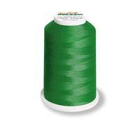 Aero-Flock 9120 und 9121 Miniking 1000m - Uni Multicolor Overlockgarn Bauschgarn für dehnbare Nähte, Nähgarn (Emerald)