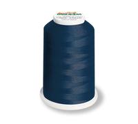 Aero-Flock 9120 und 9121 Miniking 1000m - Uni Multicolor Overlockgarn Bauschgarn für dehnbare Nähte, Nähgarn (Navy Blue)