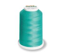 Aero-Flock 9120 und 9121 Miniking 1000m - Uni Multicolor Overlockgarn Bauschgarn für dehnbare Nähte, Nähgarn (Türkis)