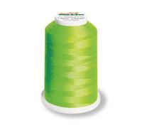 Aero-Flock 9120 und 9121 Miniking 1000m - Uni Multicolor Overlockgarn Bauschgarn für dehnbare Nähte, Nähgarn (Apple)