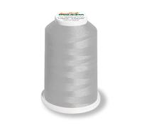 Aero-Flock 9120 und 9121 Miniking 1000m - Uni Multicolor Overlockgarn Bauschgarn für dehnbare Nähte, Nähgarn (Pearl Gray)