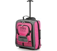Aerolite MiniMax Kindergepäck 45x36x20 Easyjet Maximale Größe 30L Handgepäck Neu 2024 Unter Sitz Trolleys Rucksack Carry On Handgepäcktasche mit 2 Jahre Garantie (Rosa)