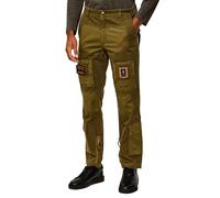 Aeronautica Militare Anti-G Hose mit dreifarbigen Pfeilen PA1664CT, Herren, Cargo, Sweatshirt, 07198 Dunkelolive, XL