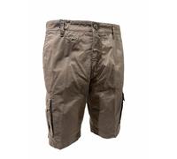 Aeronautica Militare BE066UCT01122 Bermudashorts für Herren, Cargo mit Taschen, BE0066UCT01122, 57586 Braun, M
