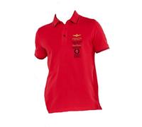 Aeronautica Militare Blaues Poloshirt 251PO1853P191 für Herren, 19333 Rot, XL