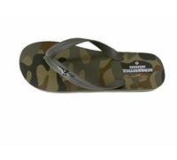 Aeronautica Militare Flip-Flops für Herren, 261SC0243UCT03112, Sneakers, Schuhe für Strand und Pool, 94398 Camouflage Grün, 43 EU