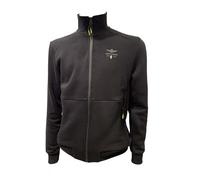Aeronautica Militare Full-Zip FE1944 Herren Sport Center Sweatshirt Strickjacke, Schwarz , M
