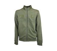 Aeronautica Militare Full-Zip FE1997 Dreifarbige Pfeile Herren Sweatshirt, Strickjacke, militär-grün, XL