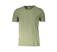 Aeronautica Militare Grünes Baumwoll Herren T-Shirt XL
