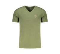 Aeronautica Militare Grünes Baumwoll Herren T-Shirt XL