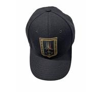 Aeronautica Militare HA1228 Tricolori Herren-Mütze, mit Visier, Baseball, Wollmischung, Schwarz , One size