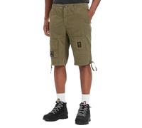 Aeronautica Militare Herren Anti-G Bermuda aus Baumwollgabardine 261BE0041UCT01122 8057630745674-52, grün, 50