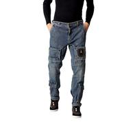 Aeronautica Militare Herren-Jeans Anti-G 232PA939CT3237 Farbe Blau Denim, Siehe Foto, 48