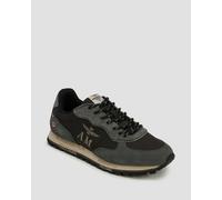 Aeronautica Militare Herren-sneaker Aus Leder 252sc0320upl00313-34300 Grau;Schwarz 43