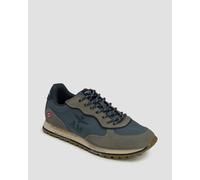 Aeronautica Militare Herren-sneaker Aus Leder 252sc0320upl00313-94711 Blau;Grau 42