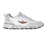 Aeronautica Militare Herren-Sneaker mit bedruckter Sohle 251SC276CT3332 8057630449381 -, Weiß 73062, 42 EU