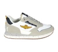 Aeronautica Militare Herren-Sneaker mit Patch AM und Adler 261SC0288UCT03545 8057630677128-41, grau, 42 EU