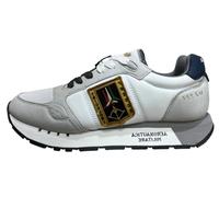 Aeronautica Militare Herren-Sneaker Weiß US26AR04, Weiß, 43 EU