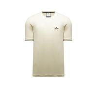Aeronautica Militare Herren T-Shirt Kurzarm Baumwolle 261TS2508UJ00682, beige, Medium