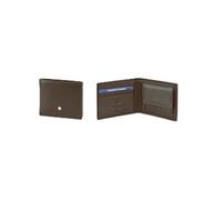 Aeronautica Militare Kleines Portemonnaie mit Spickeltasche Linie New Plate Art. AM251, Dunkelbraun, Taglia Unica, Casual